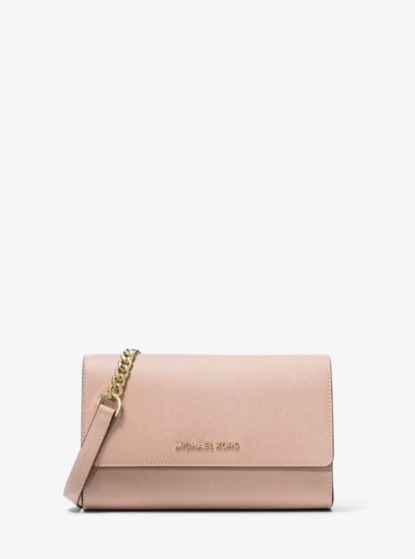 Damske Crossbody Kabelka Michael Kors Saffiano Leather 3-in-1 Crossbody Ruzove - Kabelky Michael Kors Akcia | ARFUI-4316
